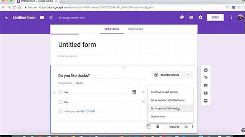 Google Form Add Section Based On Answer