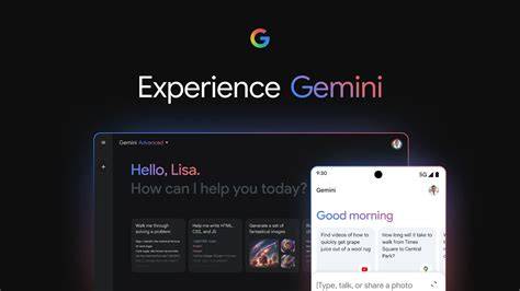 Google Gemini app interface