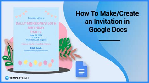 Google Invite Template