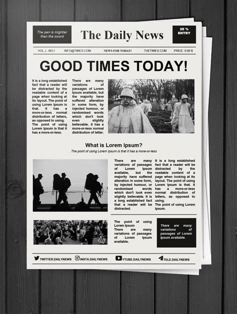 Google Newspaper Templates
