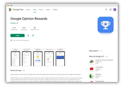 Google Opinion Rewards App
