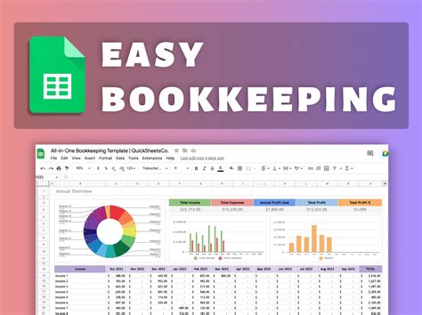 Google Sheets Small Business Accounting Template