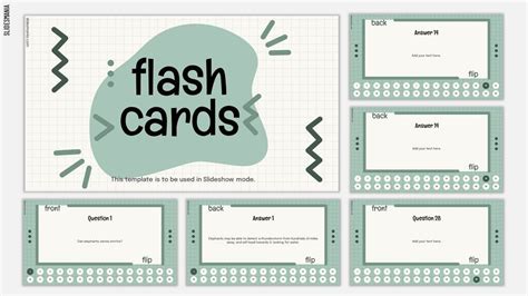 Google Slides Flashcard Template