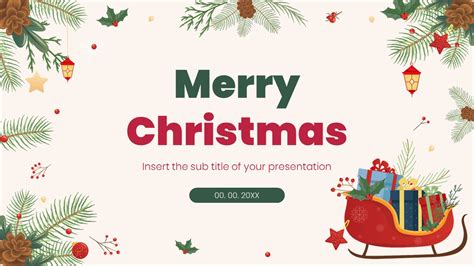 Google Slides Templates Christmas