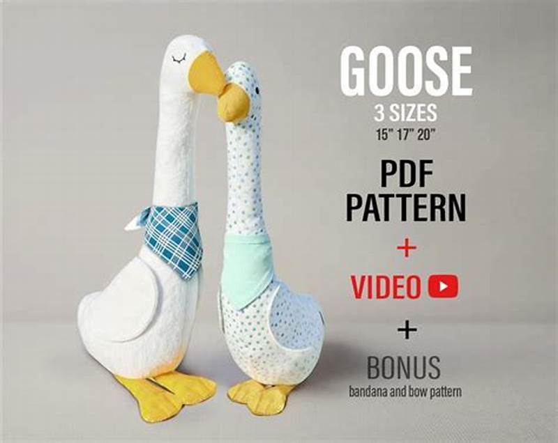 Goose Sewing Pattern