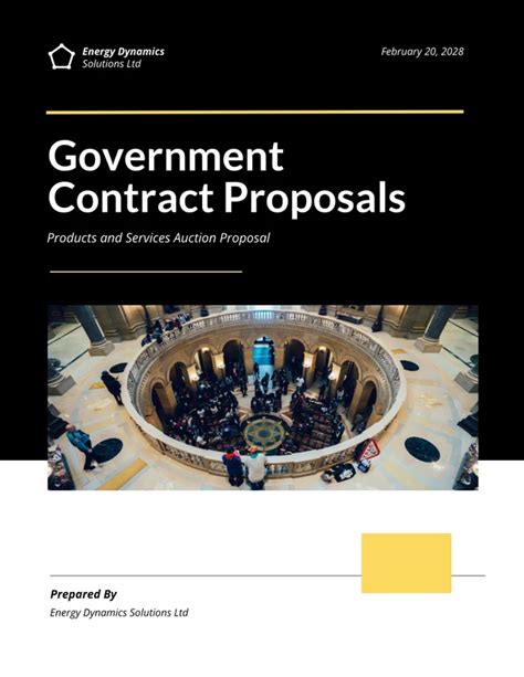 Government Contract Proposal Template