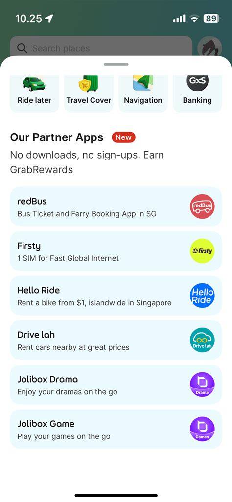 Grab partner app