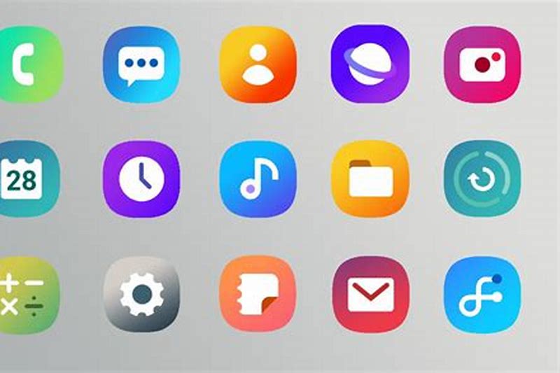 gradient blue app icons