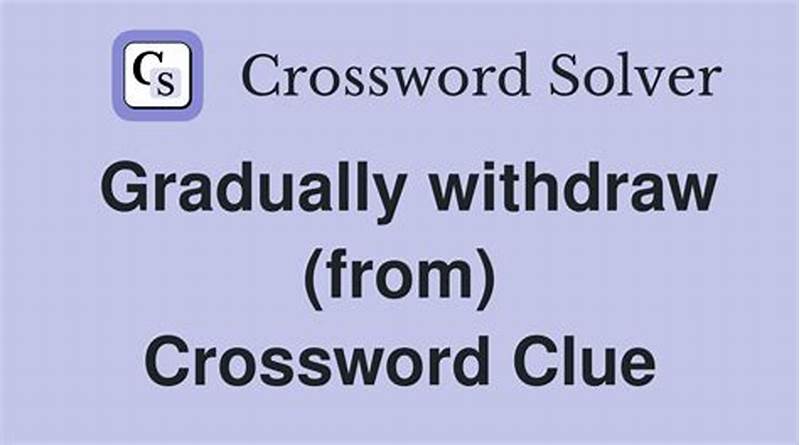 Gradually Losing A Connection Crossword