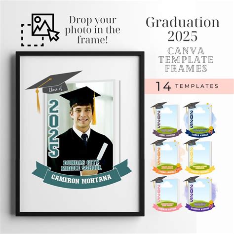 Graduation Frame Template
