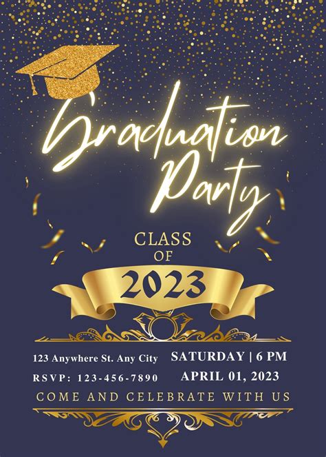 Graduation Party Invitations Templates
