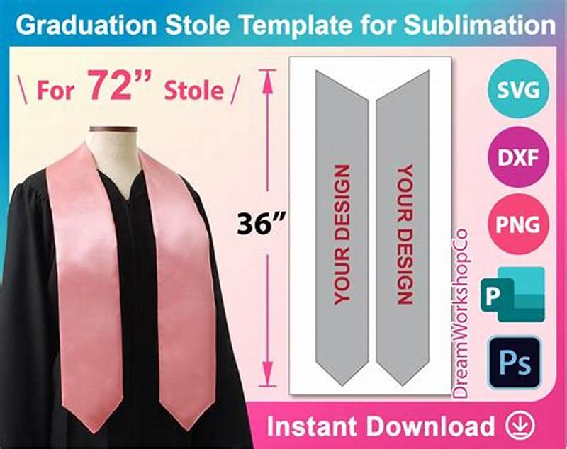 Graduation Stole Sewing Pattern