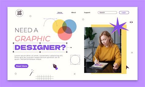Graphic Designer Website Template