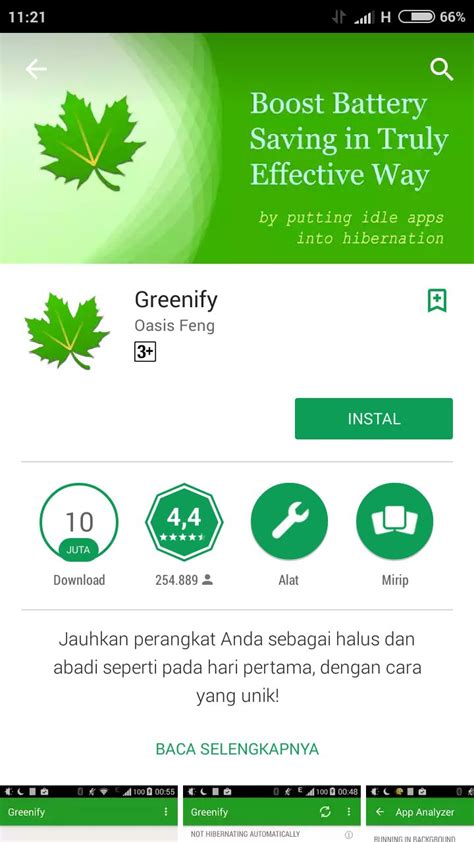 Greenify aplikasi