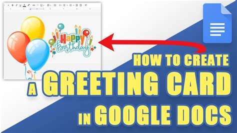 Greeting Card Template Google Docs
