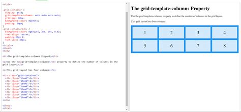 Grid-template-columns: