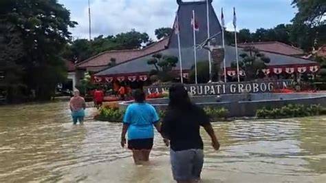 Grobogan Kebanjiran, Kereta Api di Daop 3 Ngaret Sampai Dua Jam!