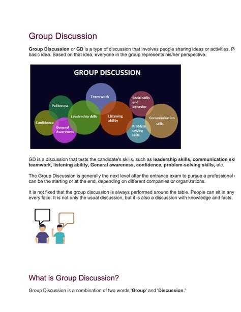 Group Discussion in Discovery Learning