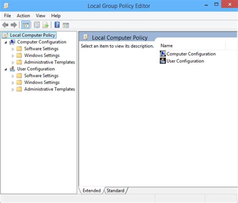Group Policy Editor