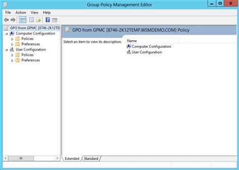 Group Policy Management Console