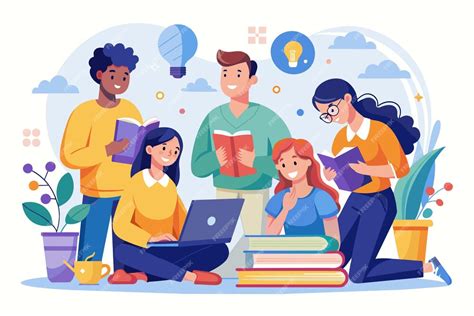 Group of people learning together