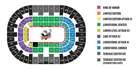 Gulls Hockey Seating Chart