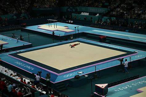 Gymnastics Floor Competition Area