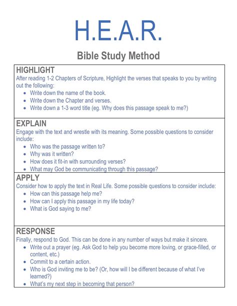 H.e.a.r. Journal Template
