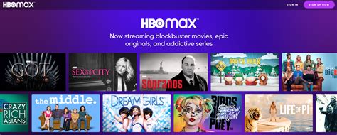 HBO Max website