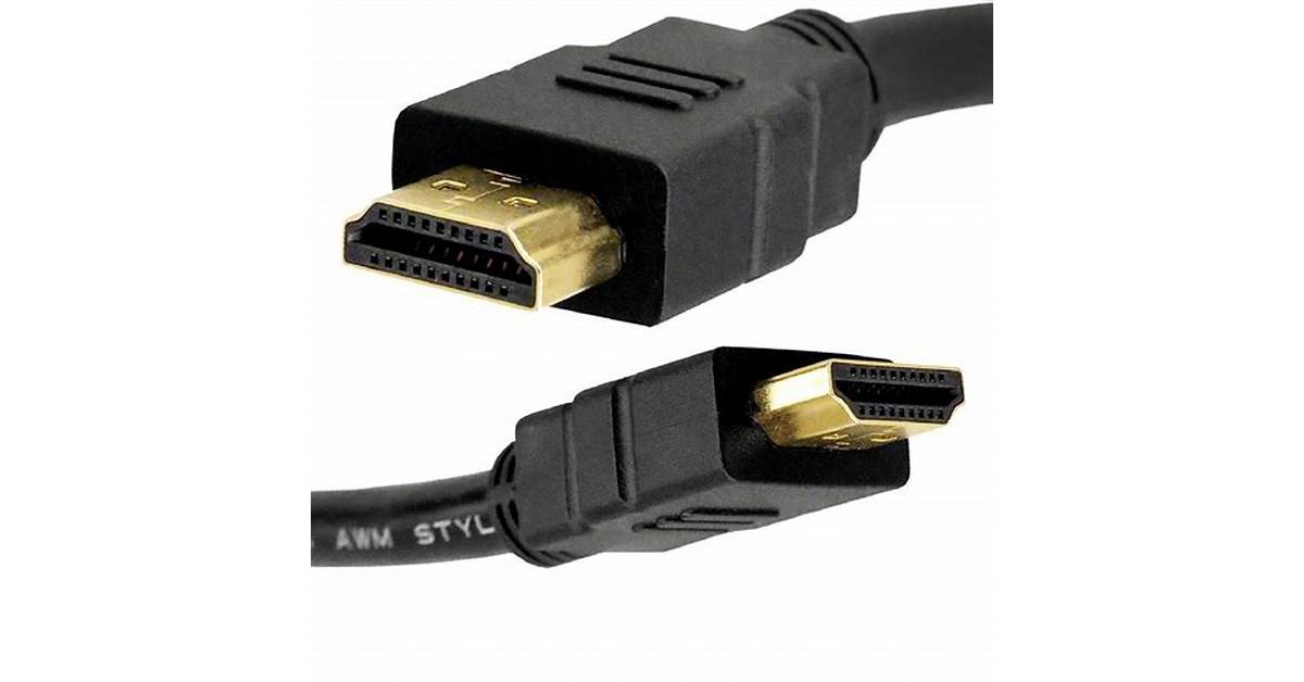 HDMI Cables Connected