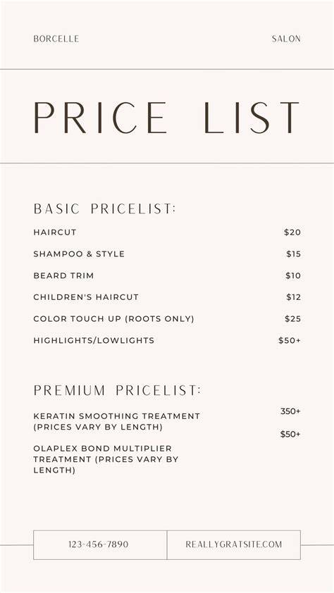 HLOOKUP Online Shop Price List