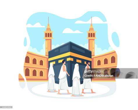 Hajj Queue Illustration