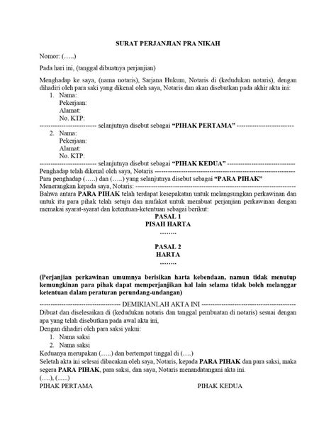 Hal-Hal yang Perlu Diperhatikan dalam Surat Perjanjian Notaris