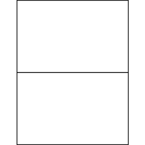 Half Page Label Template