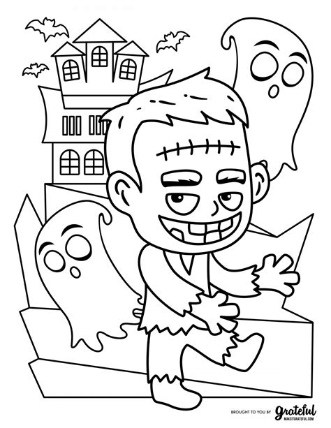 Halloween Printable Coloring Sheets