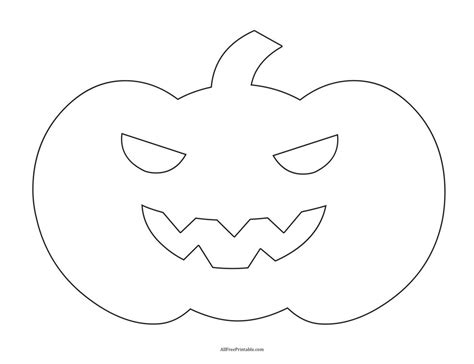 Halloween Pumpkin Template Printable