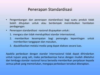 Hambatan Standarisasi