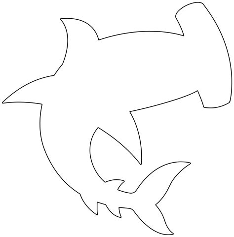 Hammerhead Shark Template