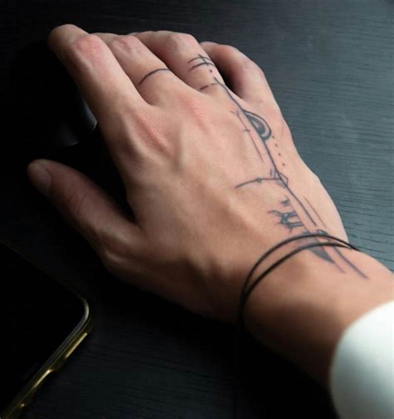 Hand Pattern Tattoos For Men