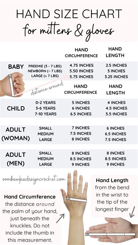 Hand Size Chart