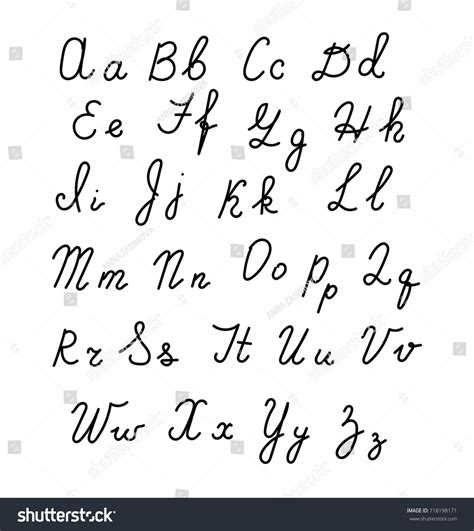 Hand writing a letter