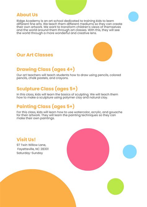 Handout Template Word