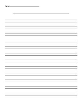 Handwriting Without Tears Paper Printable