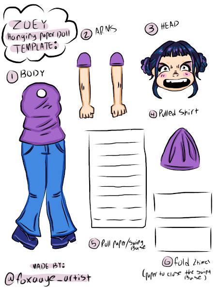 Hanging Doll Template