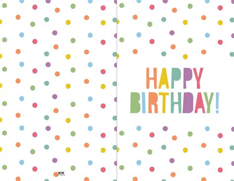 Happy Birthday Card Printable Free