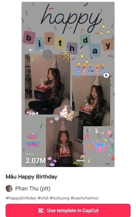 Happy Birthday Dad Template Capcut