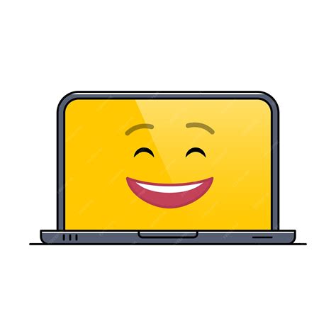 Happy with Laptop
