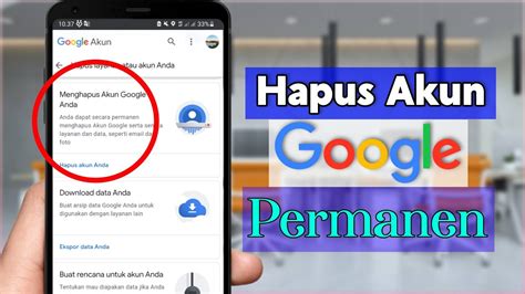 Hapus Akun Google