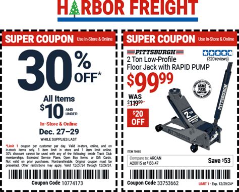 Harbor Freight Printable Coupon