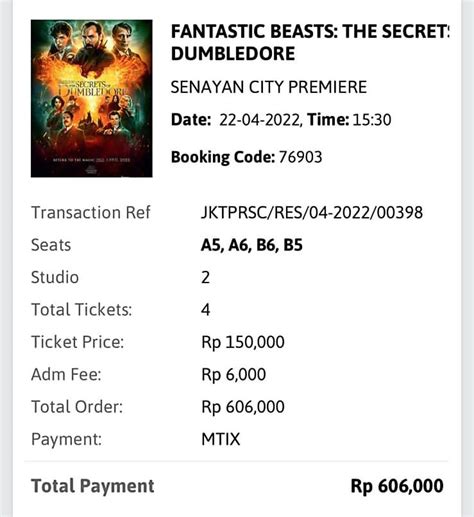 Harga Tiket Bioskop